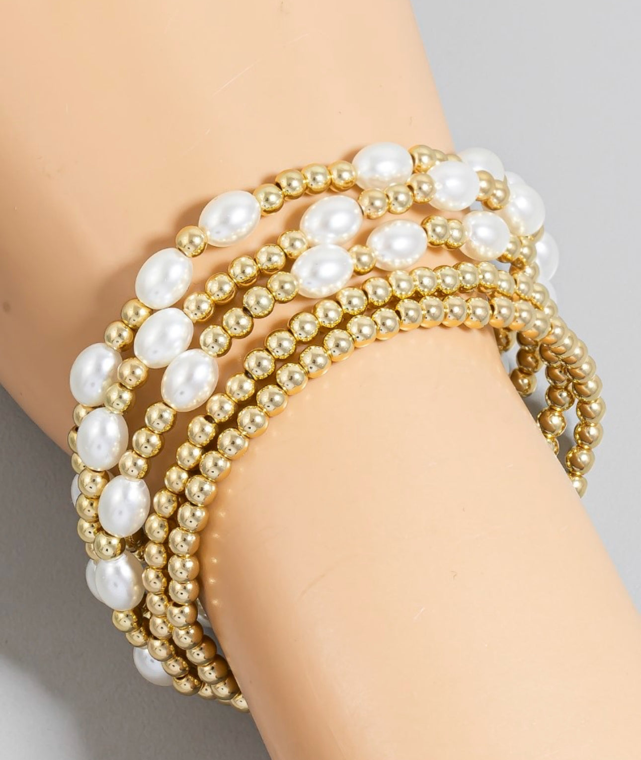 Carolina Bracelet Set - Gold Mix