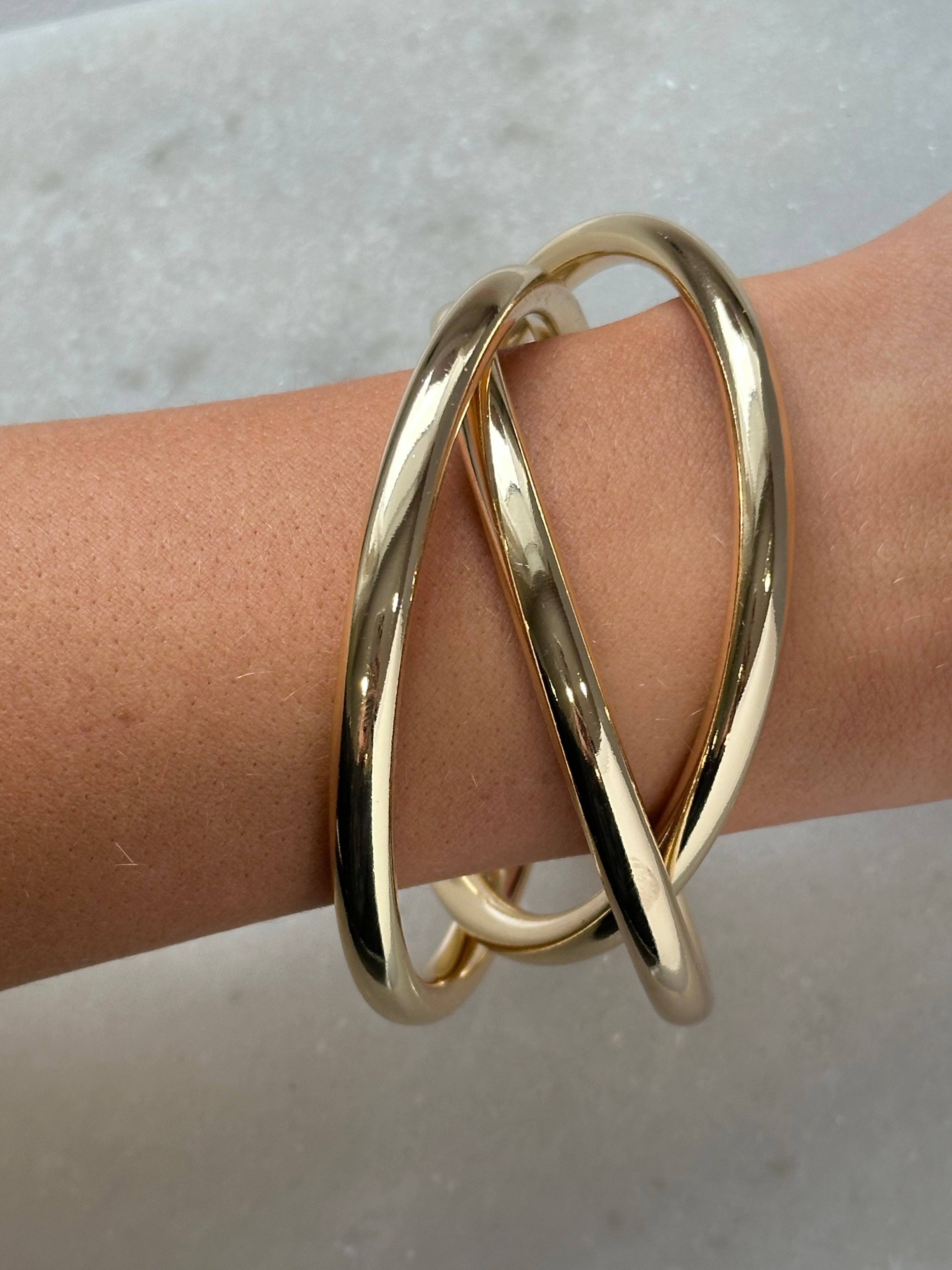 Saylor Bracelet Set-Gold