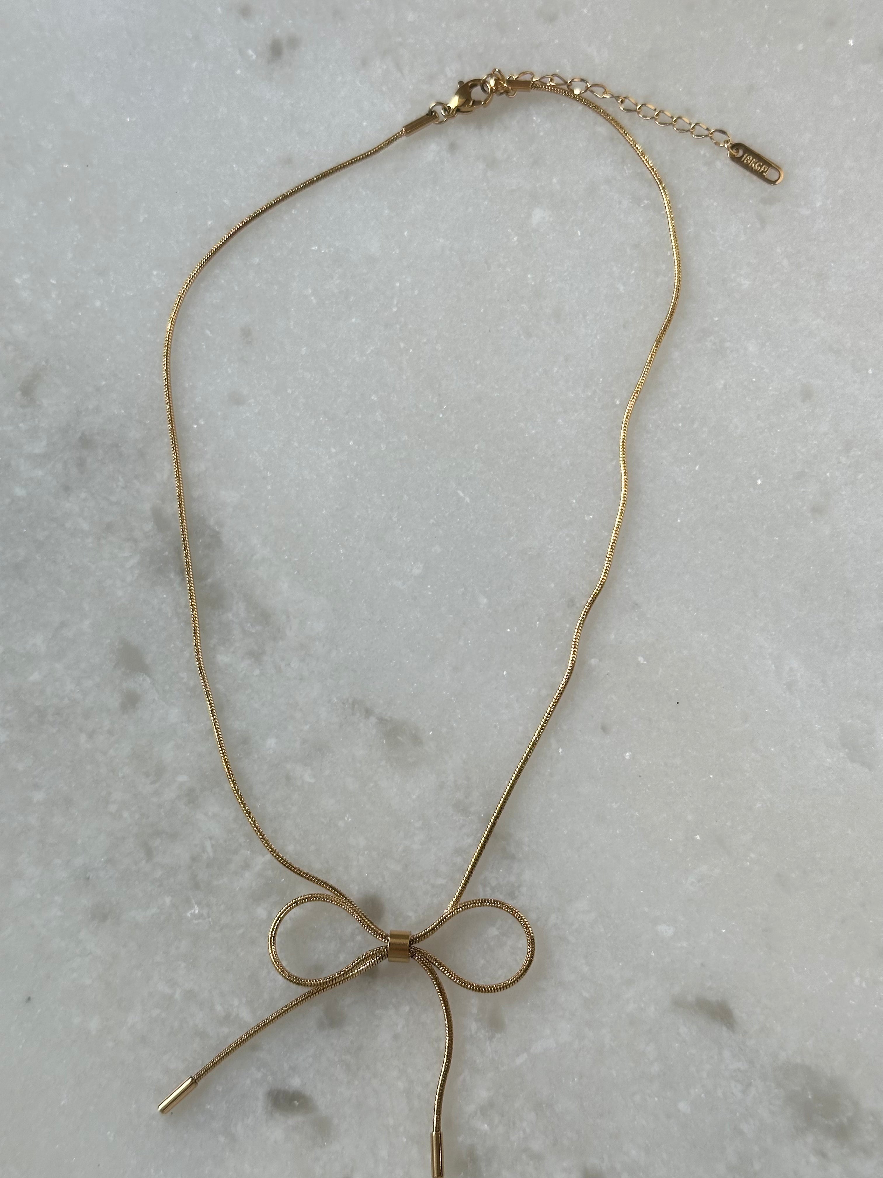 Bow Chain Necklace