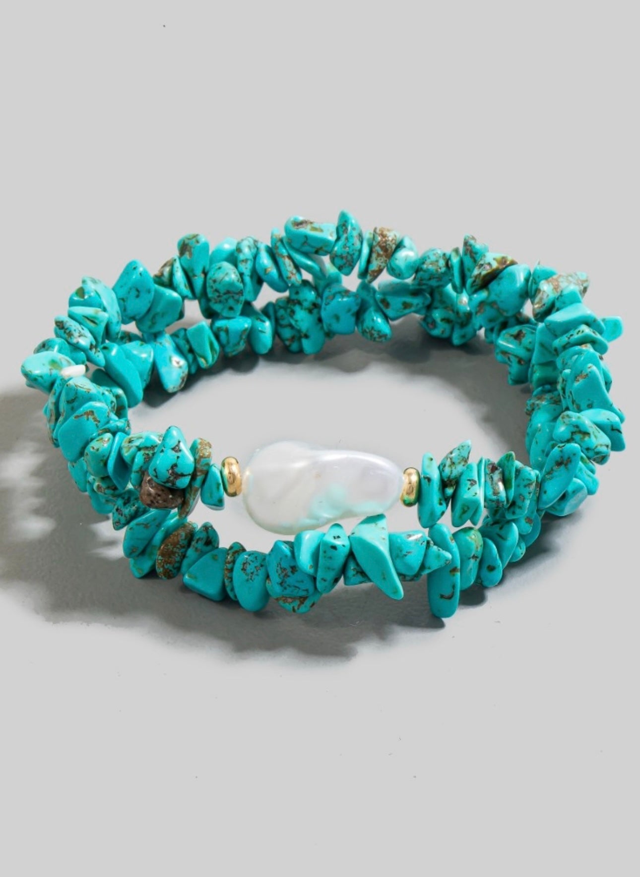 Isla Pearl Bracelet - Turquoise