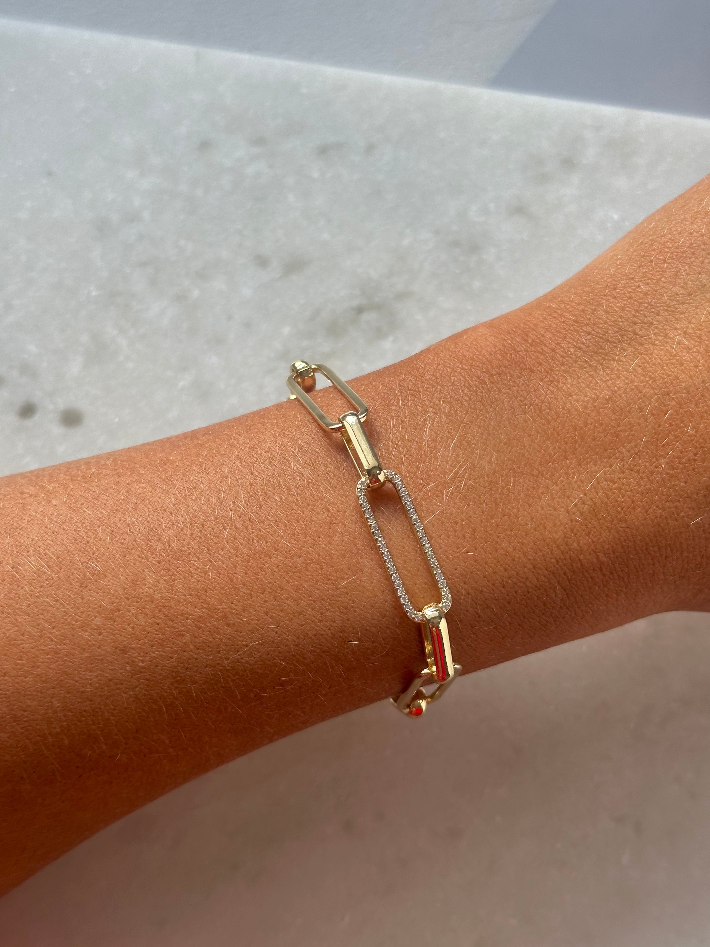 Laney Link Bracelet-Gold