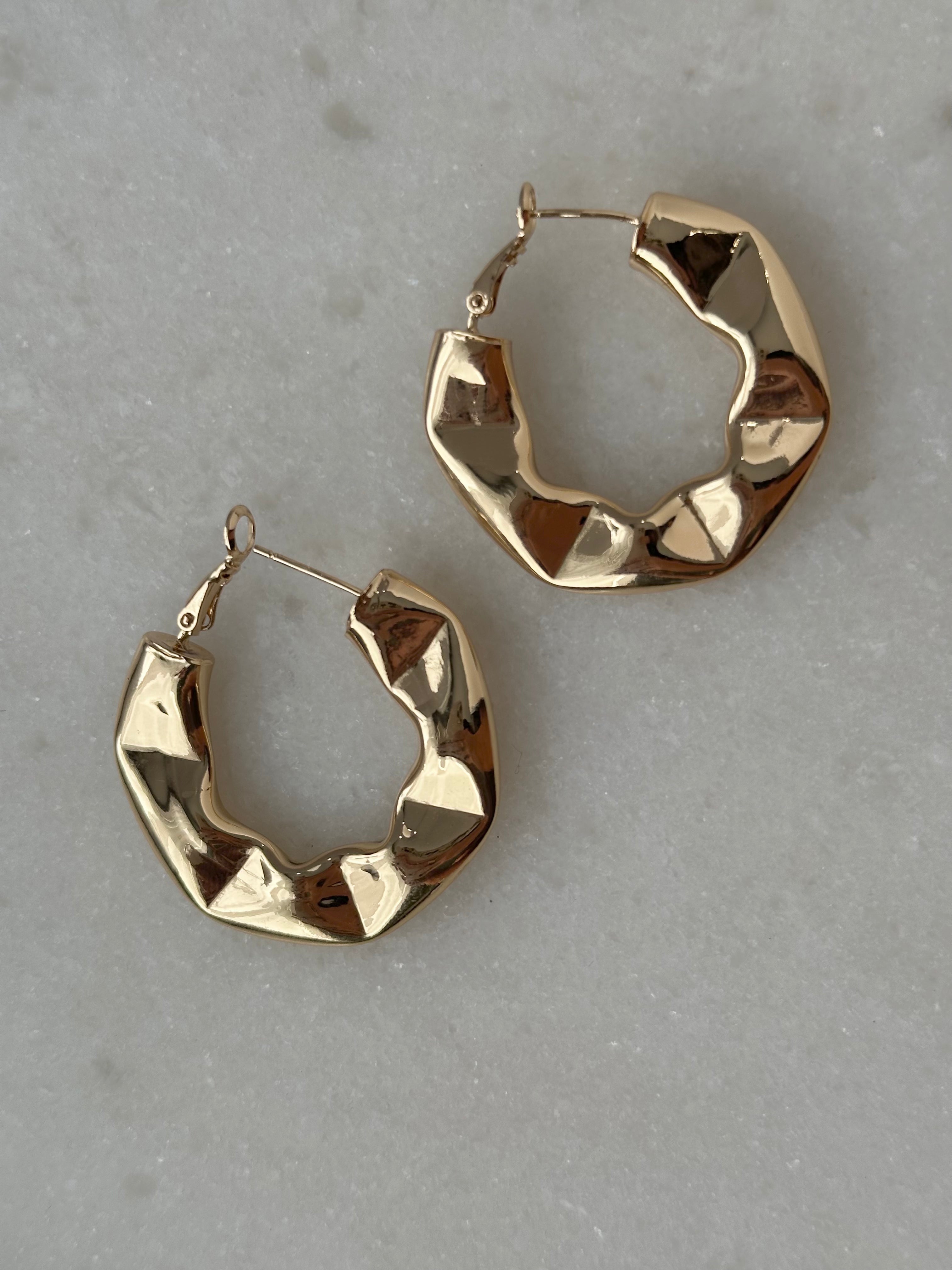 Chicago Hoop Earrings