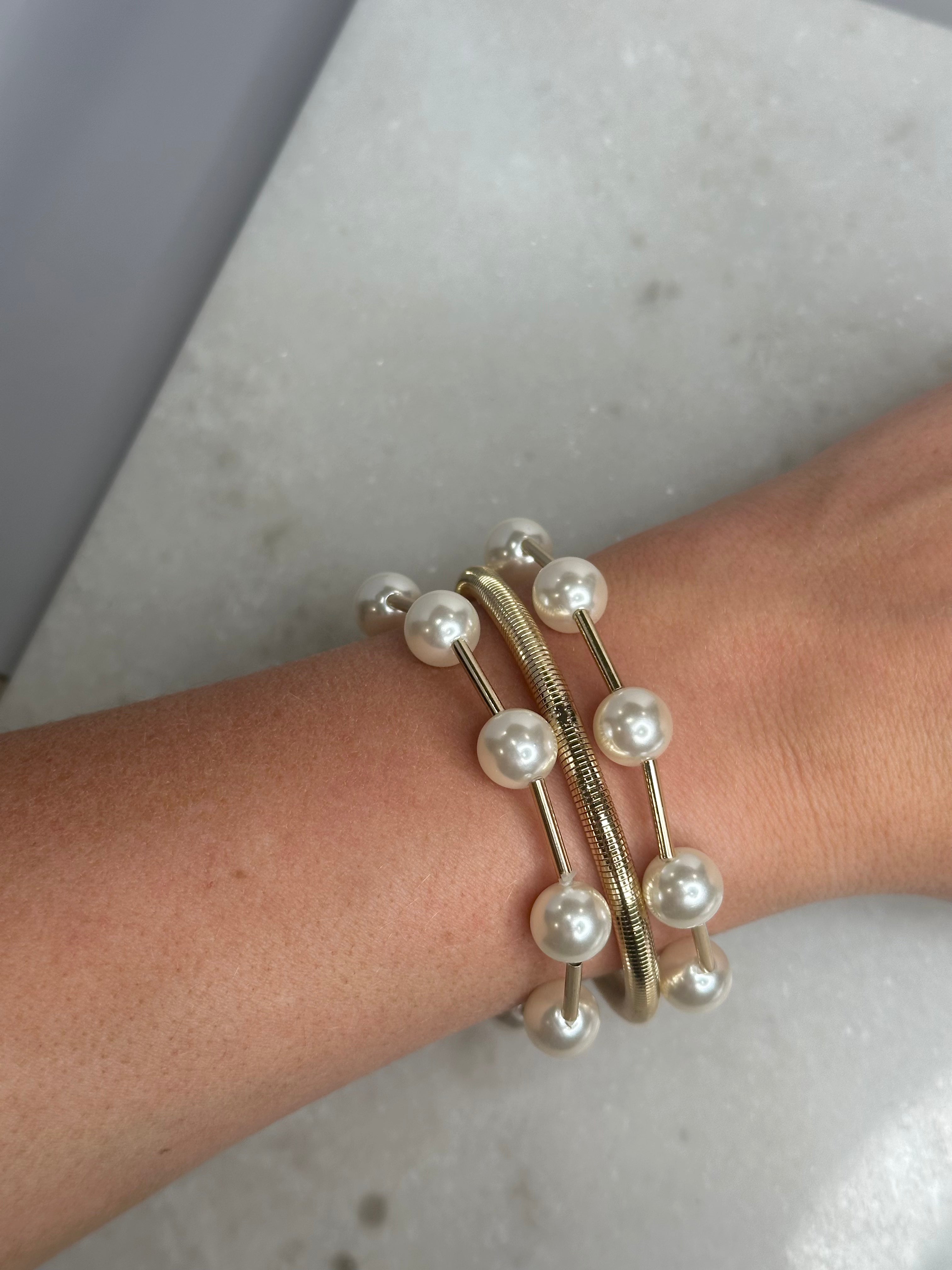 Cali Pearl Bracelet - Gold