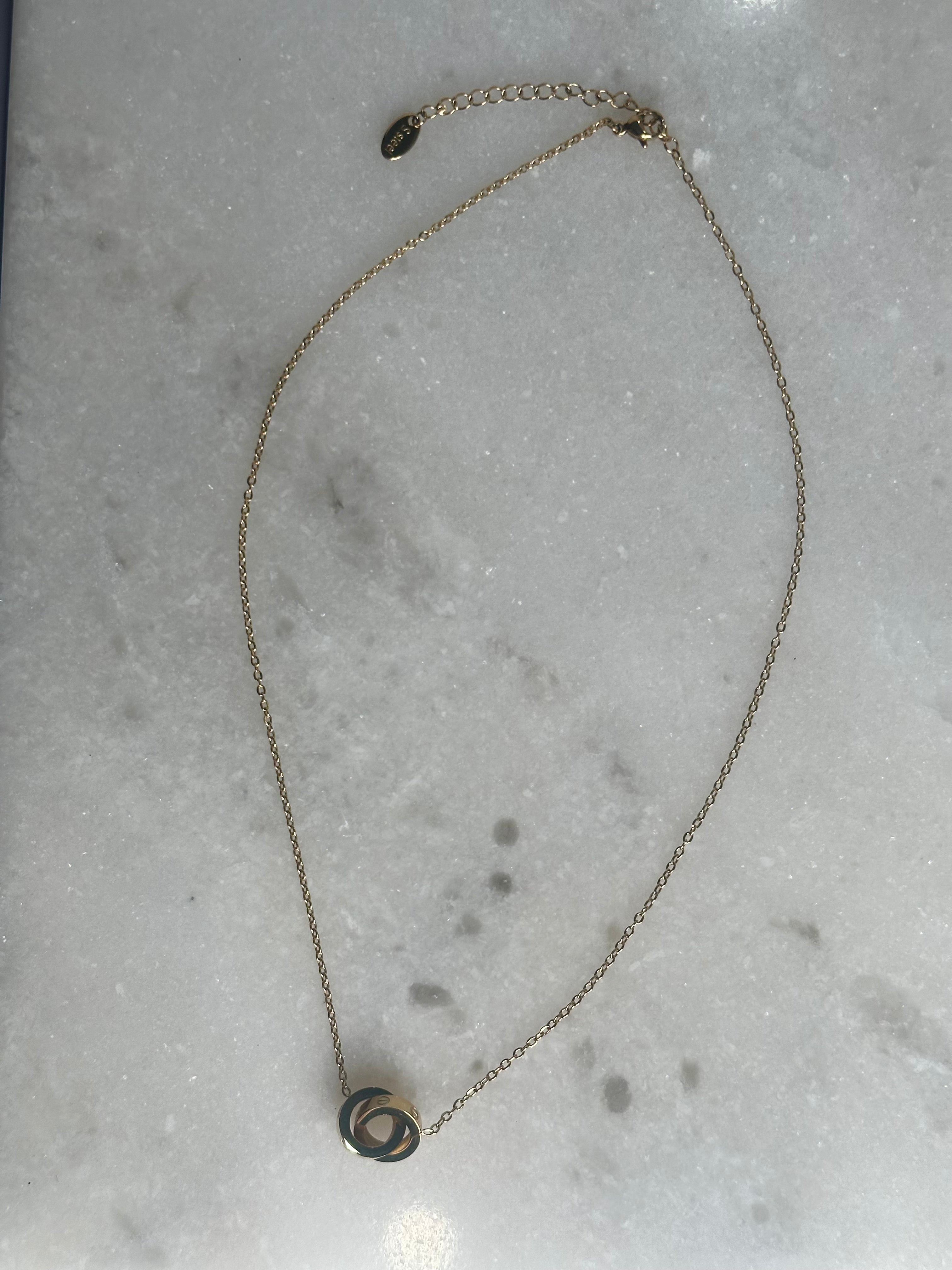 Interlock Pendent Necklace