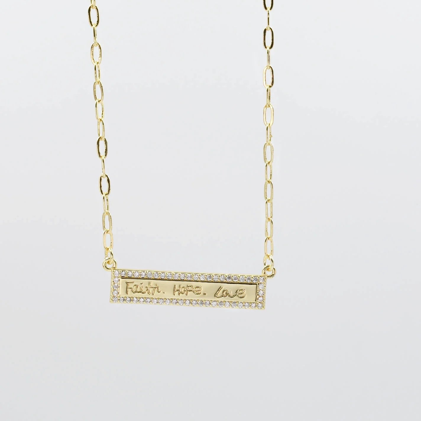 Faith Hope Love Necklace