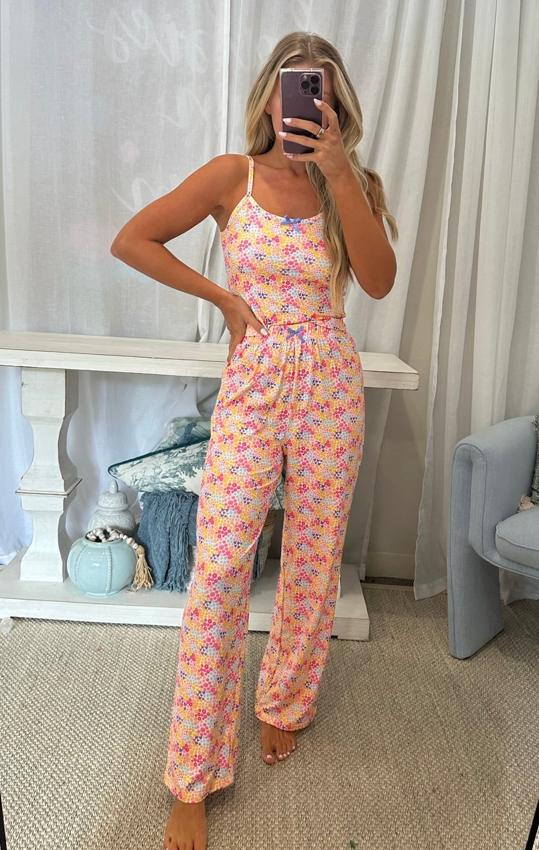 Wild Flower Pajama Pants-Multi//DOORBUSTER