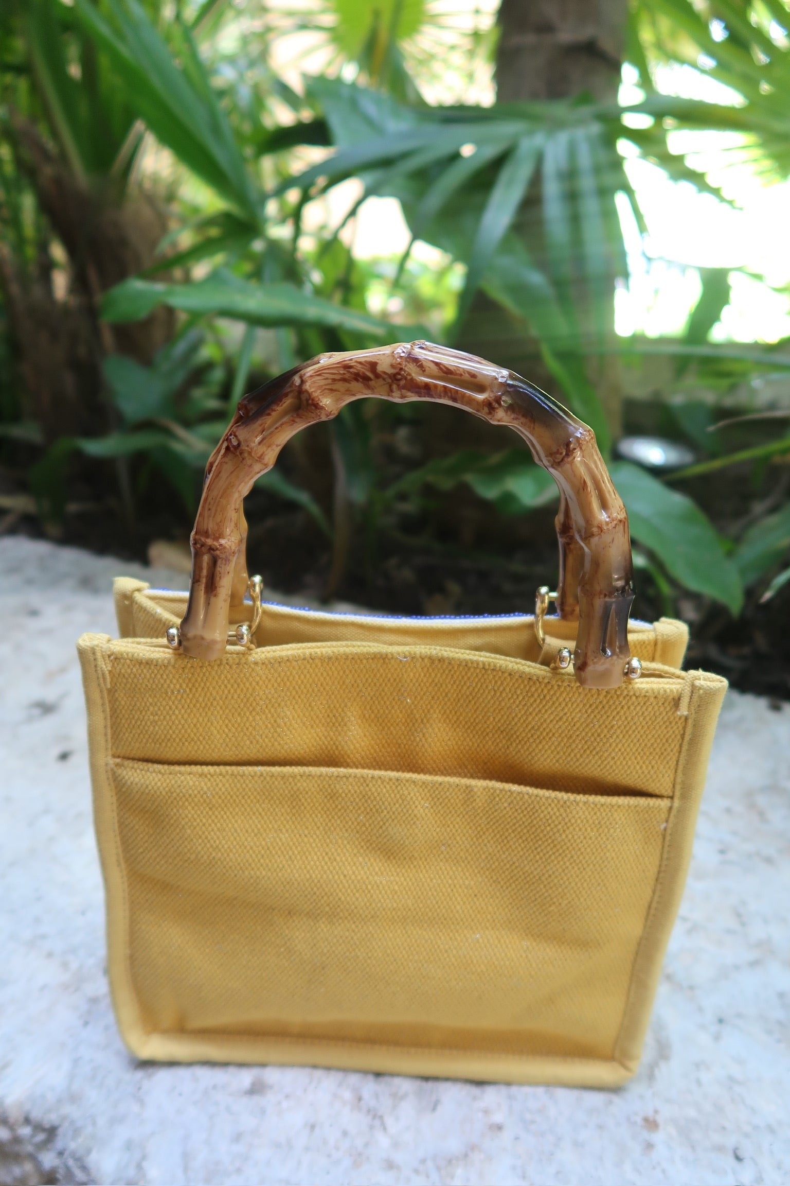 Mediterranean Sardine Hand-Beaded Mini Tote