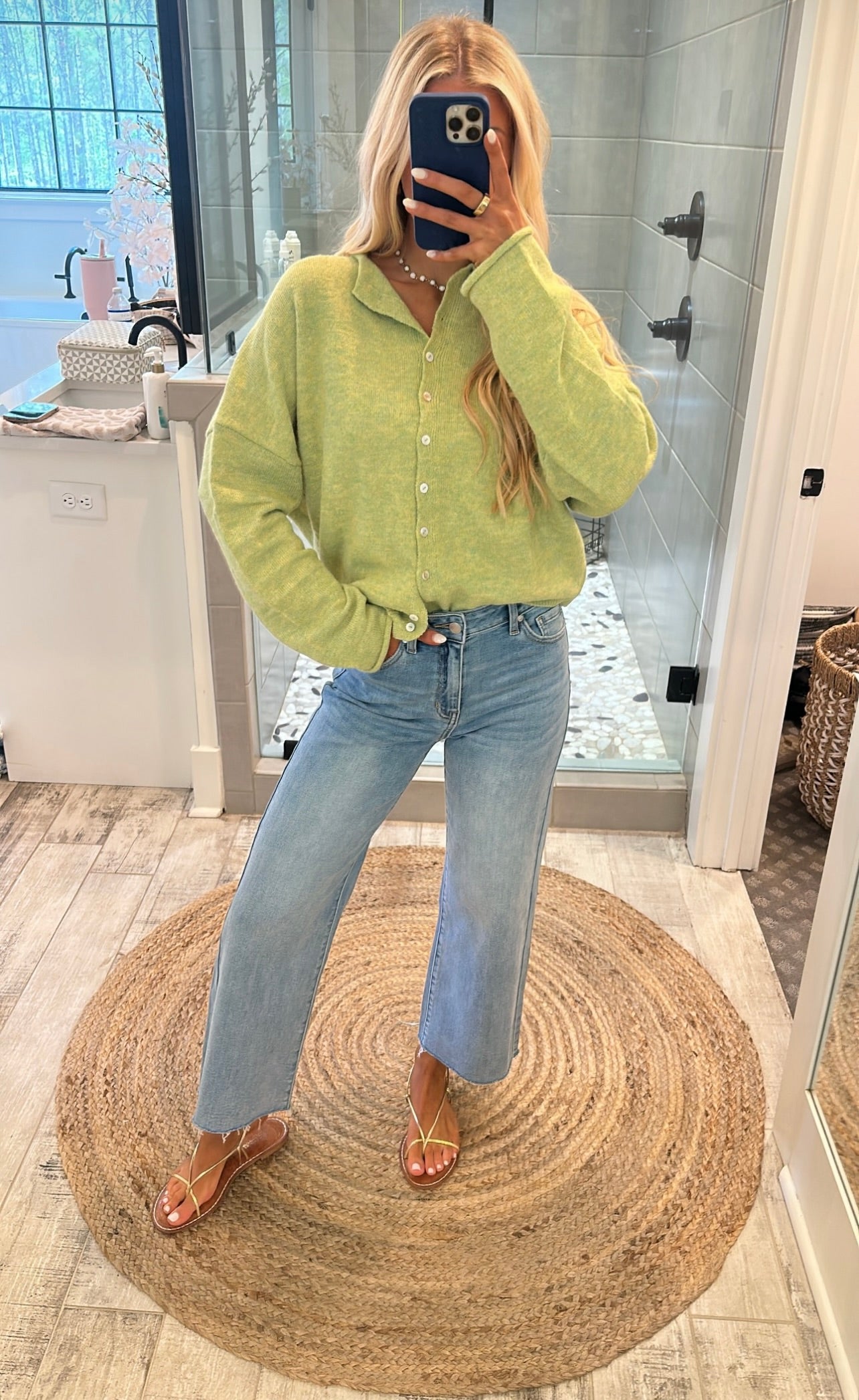 Victoria Cardigan- Lemongrass