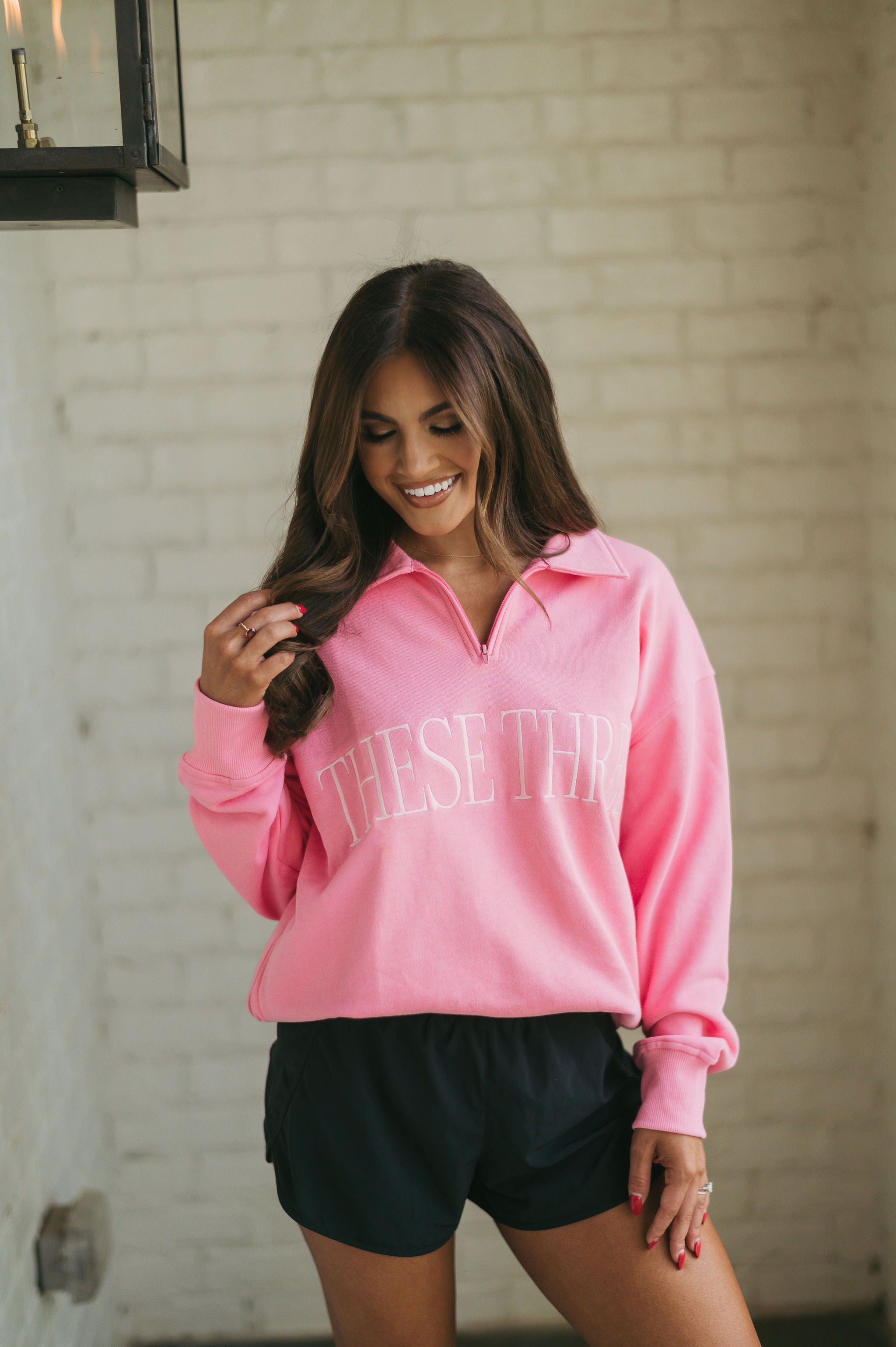 These Three Pullover- Pink