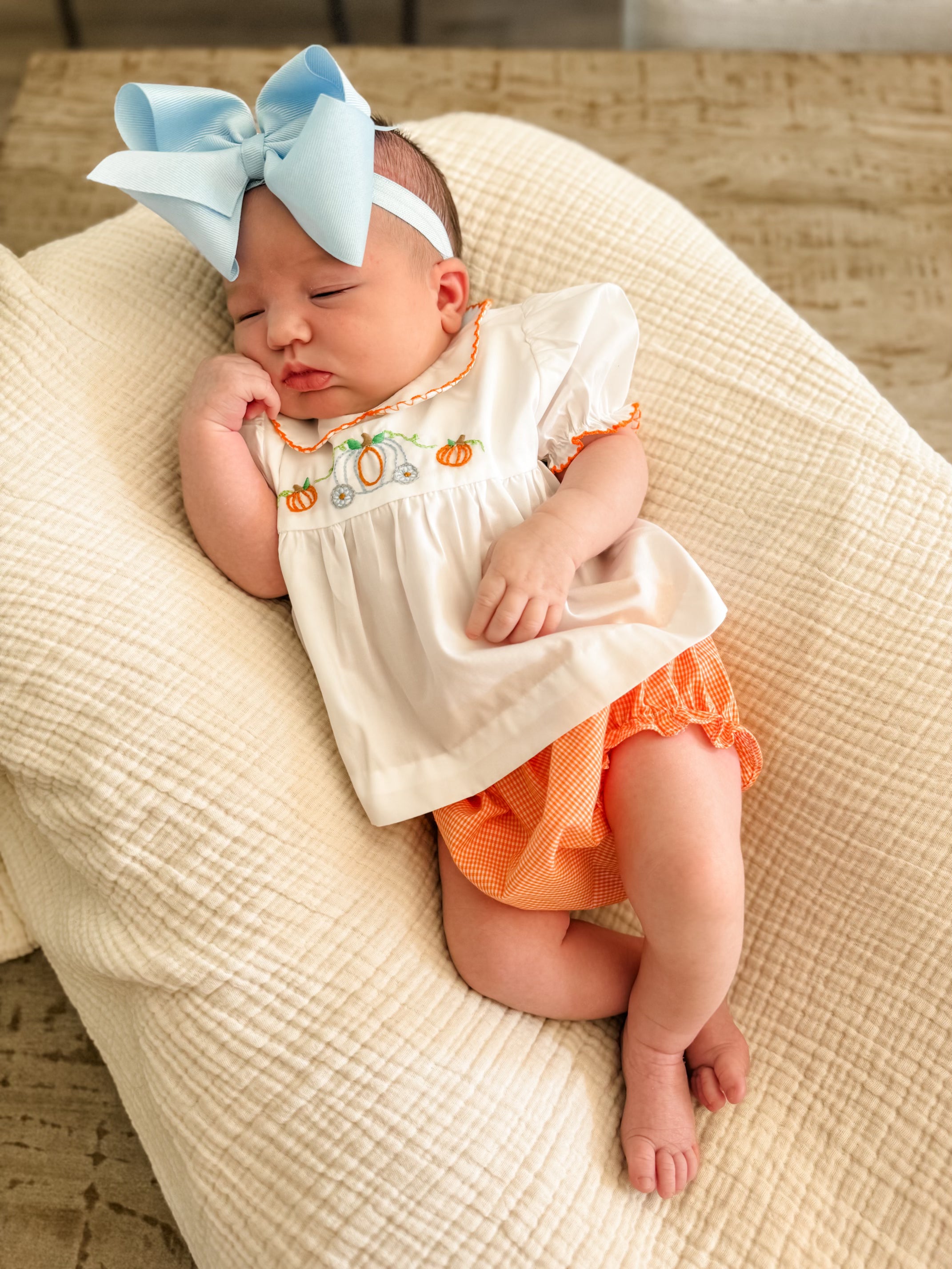 Poppy Pumpkin Diaper Set