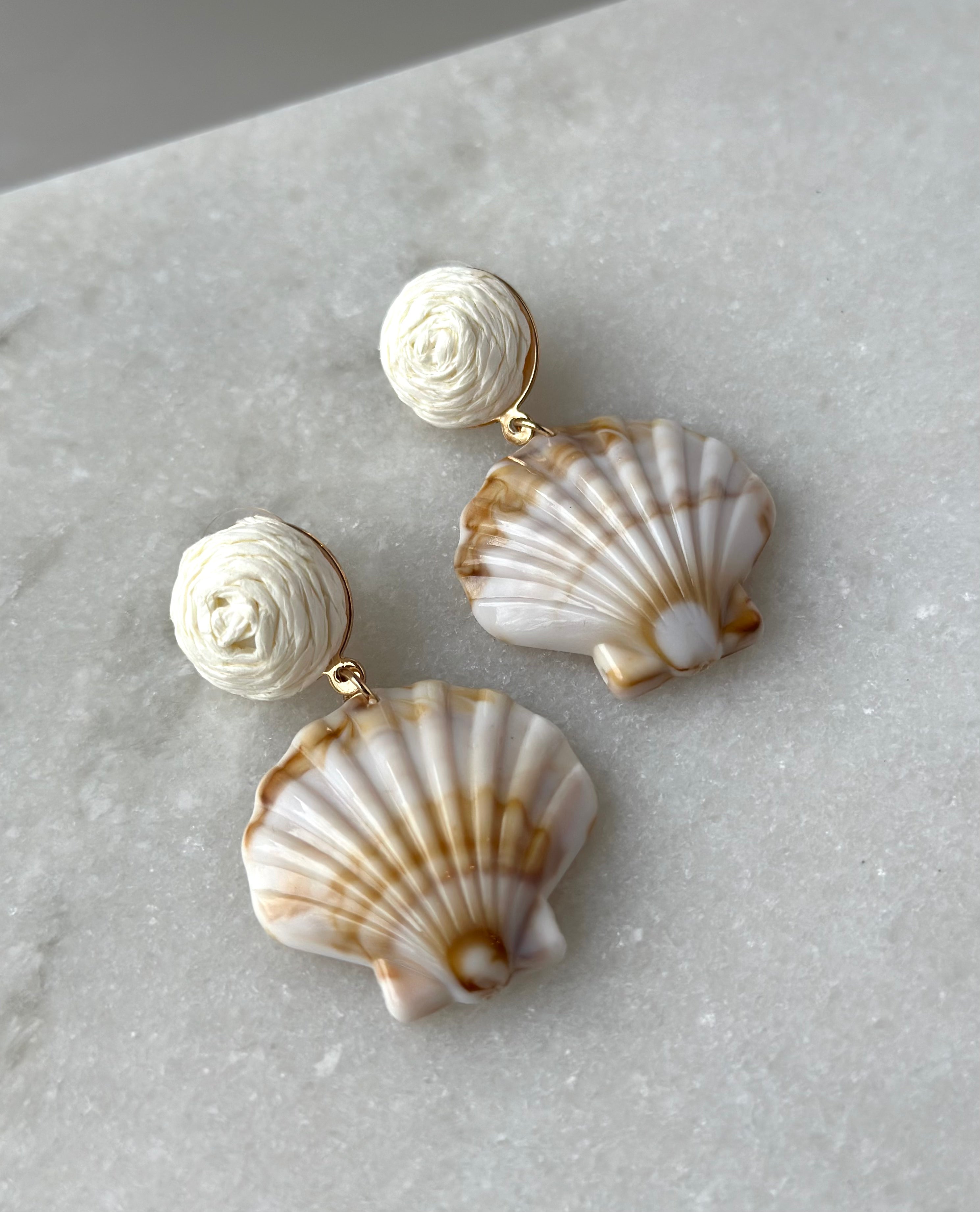 Seashell Drop Earrings