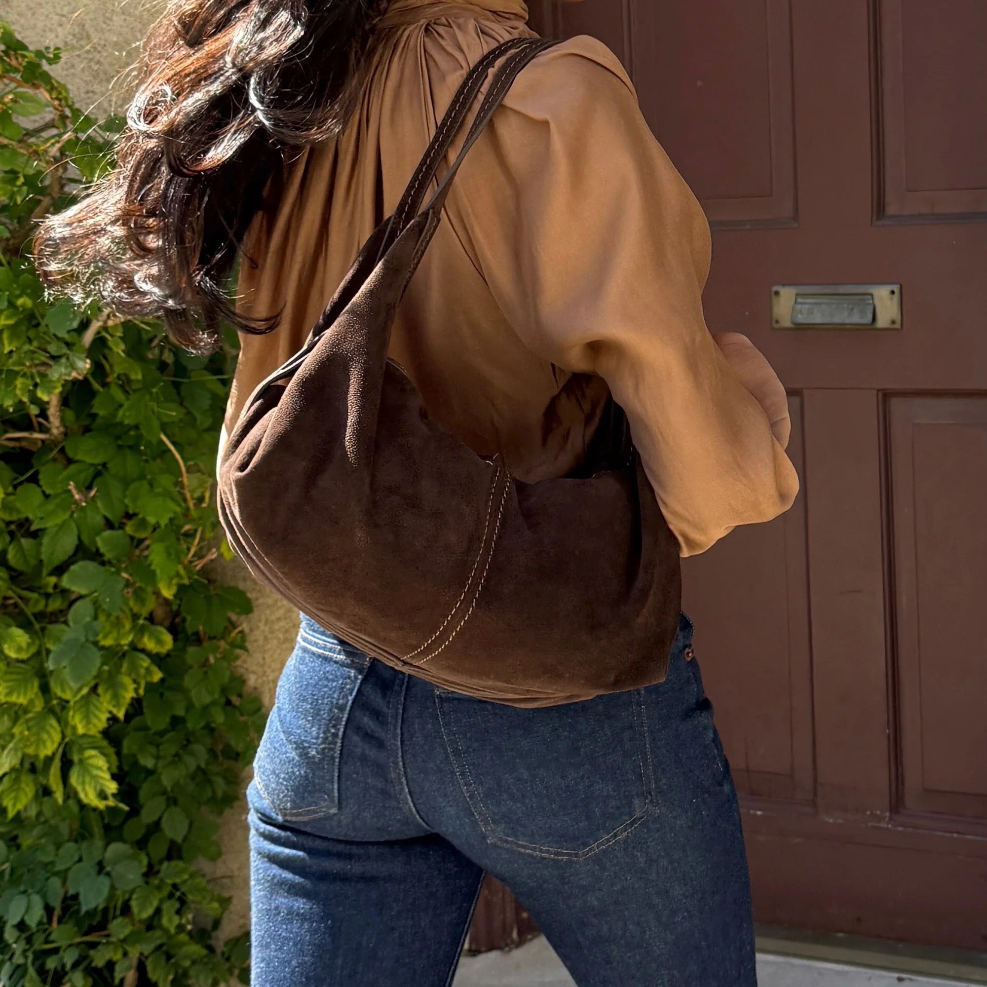 Billy Shoulder Bag-Chocolate/DOLCE VITA