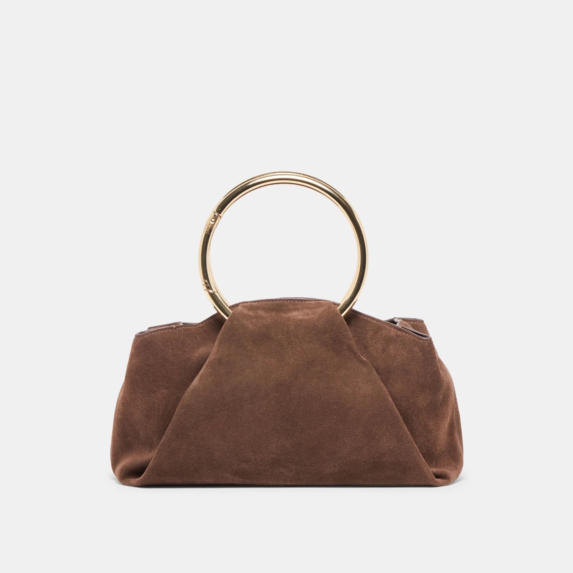 Channing Handbag-Espresso Suede/DOLCE VITA