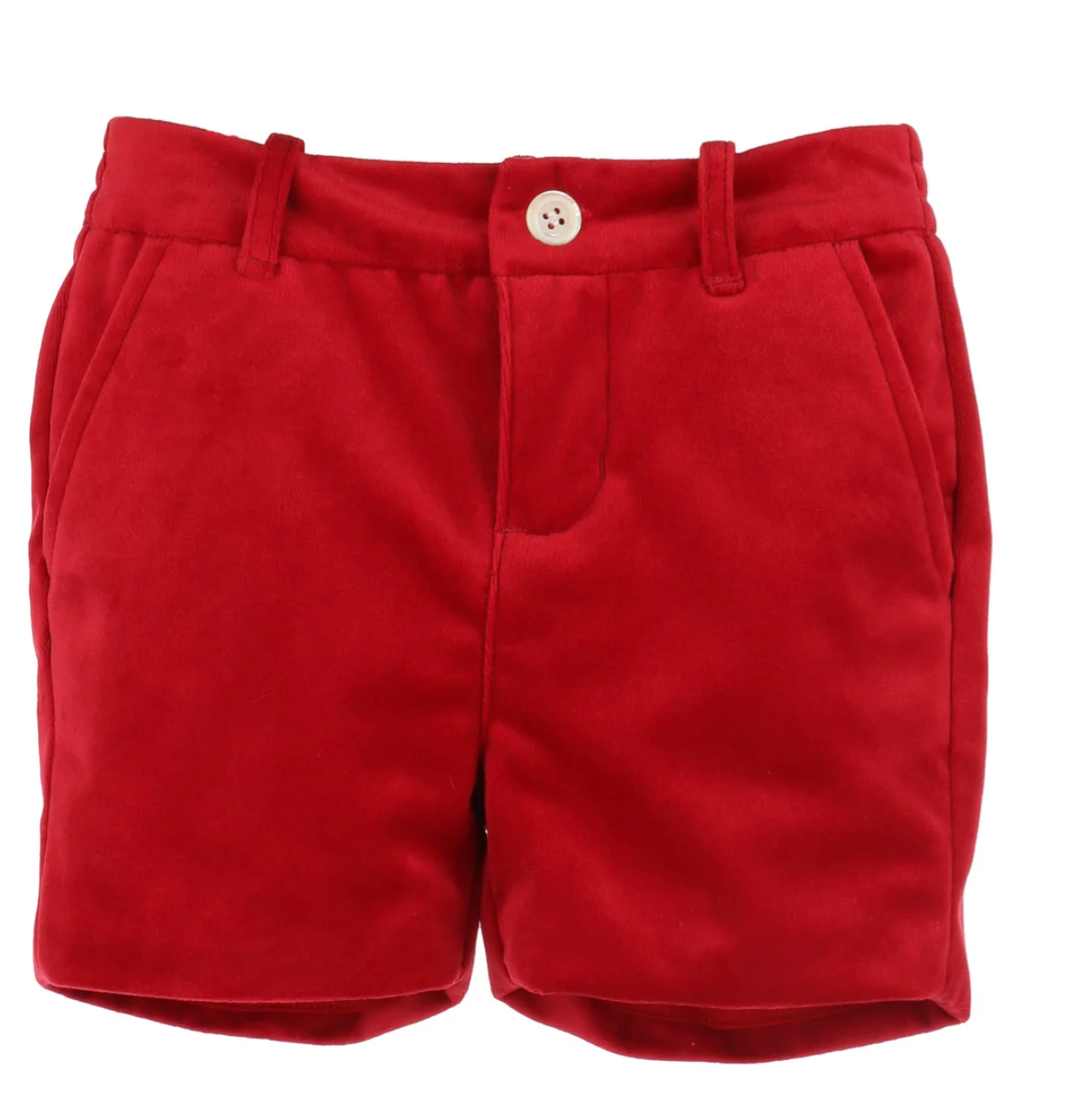 Deluxe Velvet Boy Short-Red