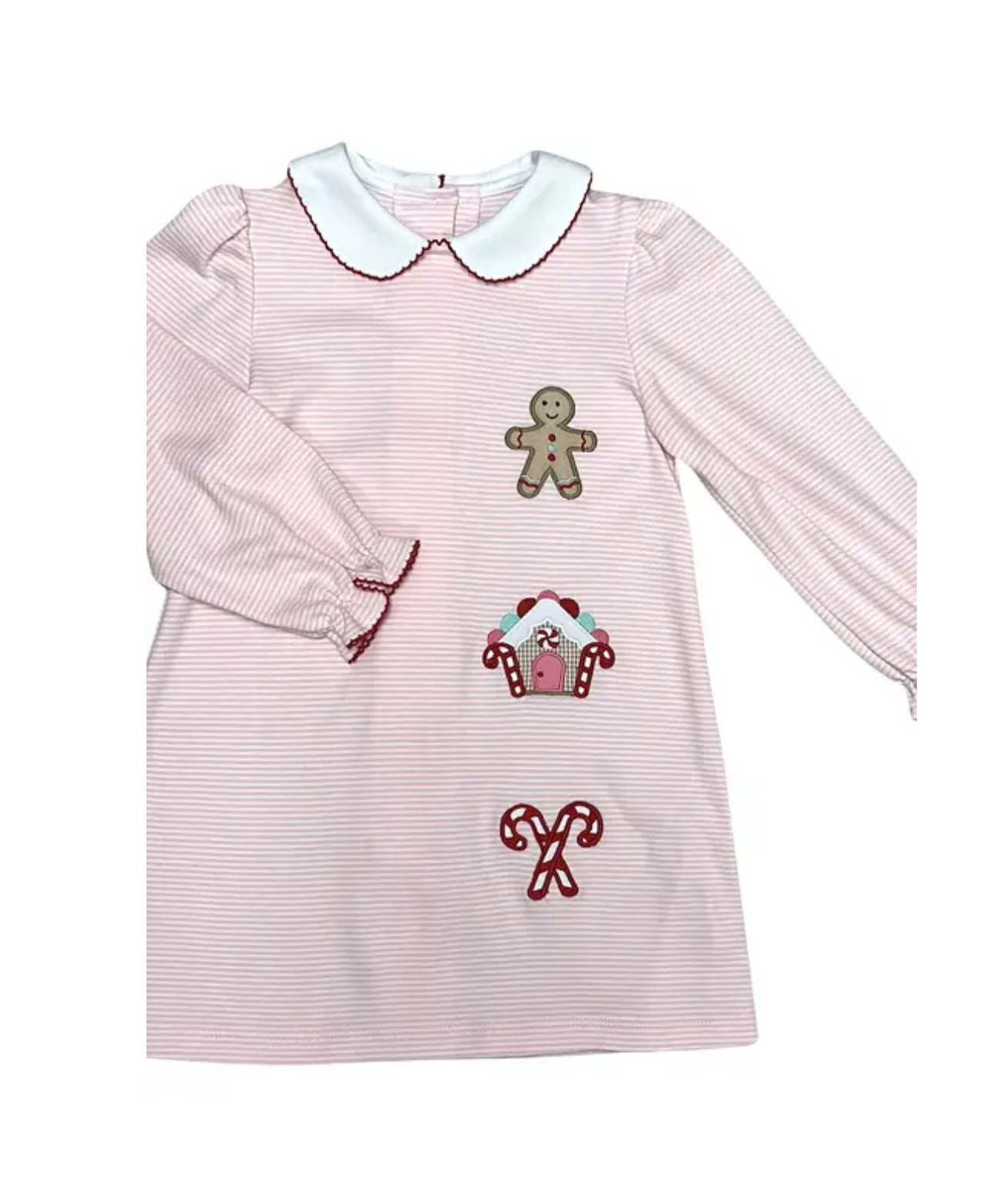 Gingerbread A-Line Dress-Pink