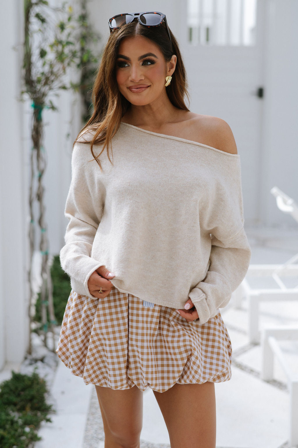 Piper Sweater Top-Oatmeal