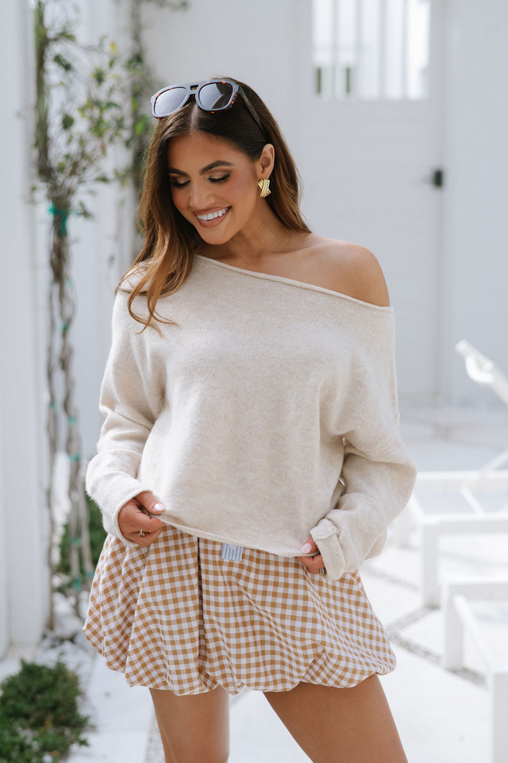 Piper Sweater Top-Oatmeal