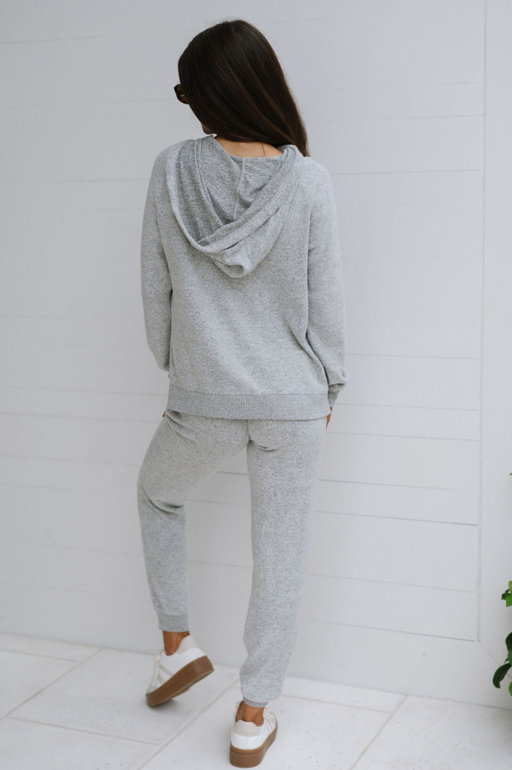 Mia Hoodie-Heather Grey