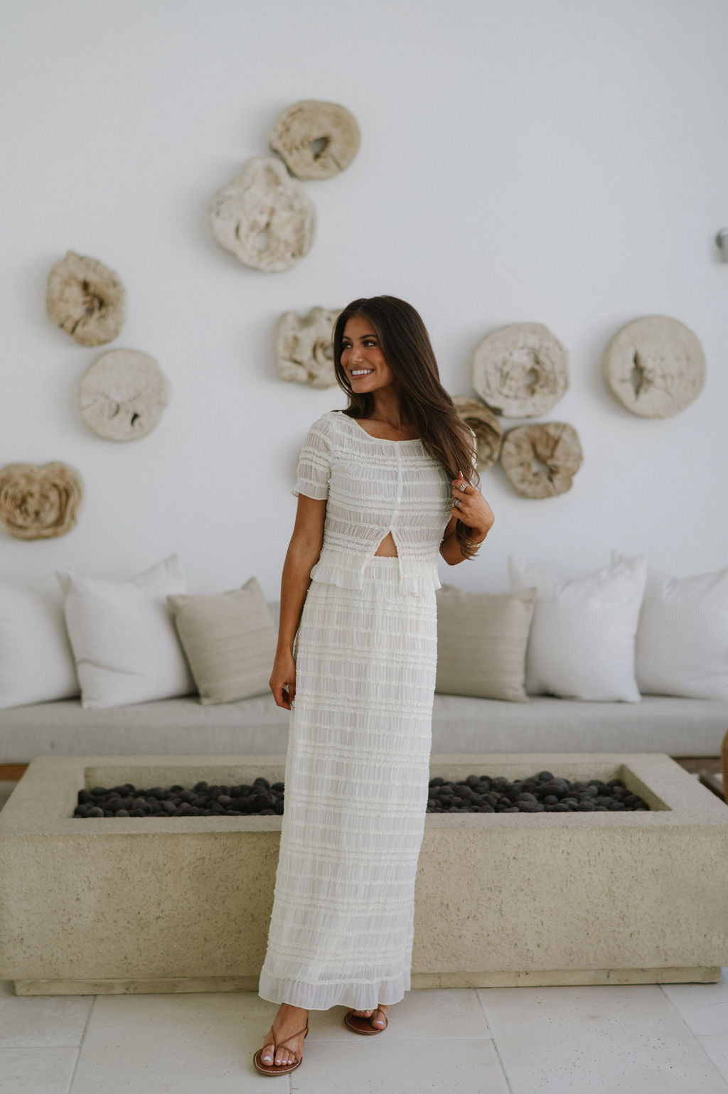 Honeymoon Pleated Skirt Set