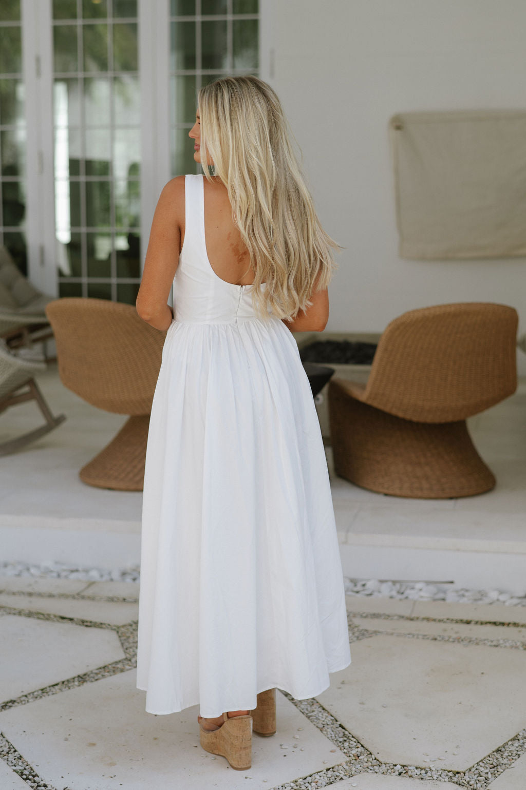 Hazel Maxi Dress-White