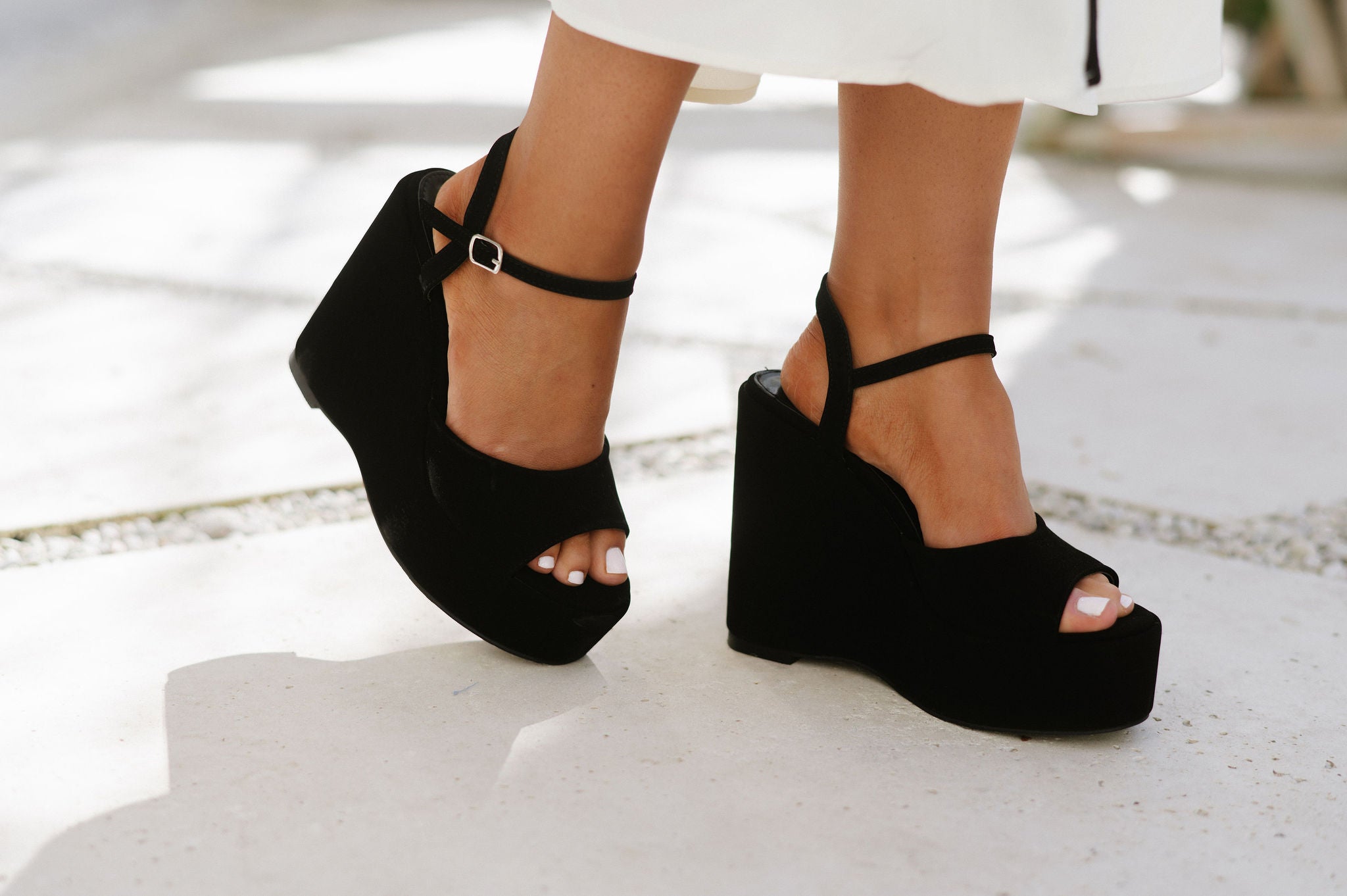 Bratty Wedge-Black