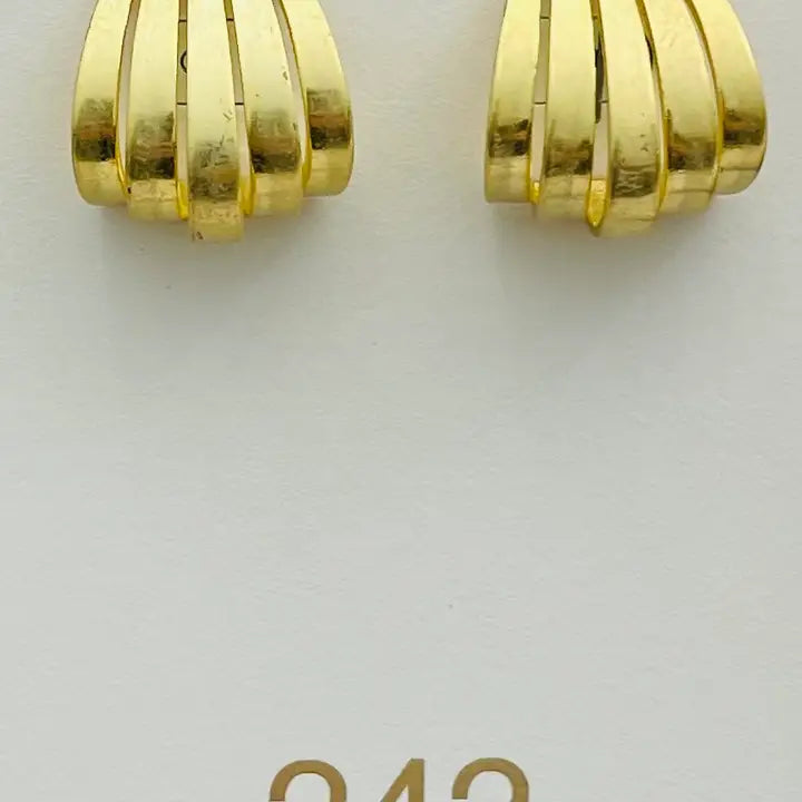Gold Gardner Stud Earrings