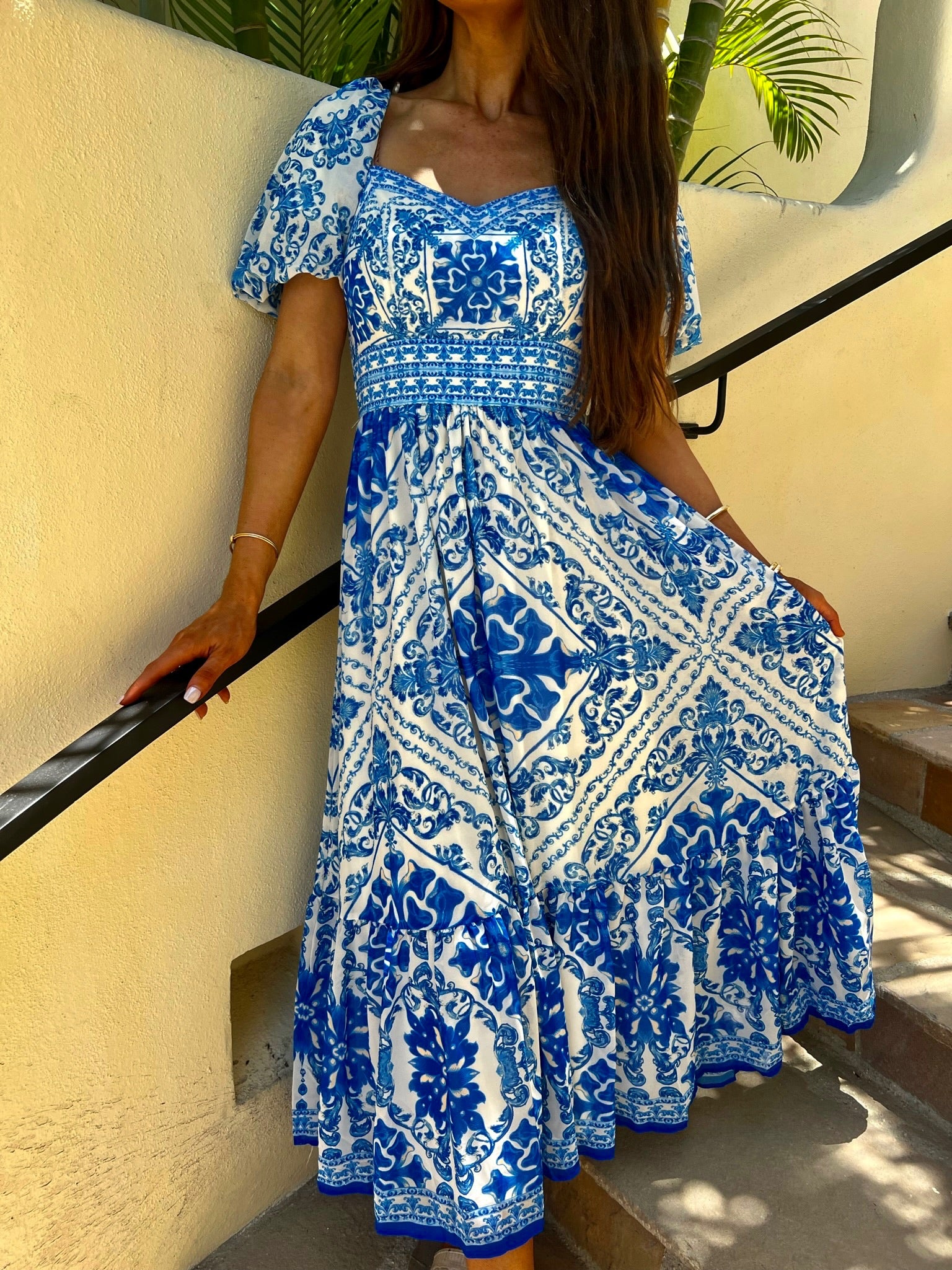Azul Floral Maxi Dress