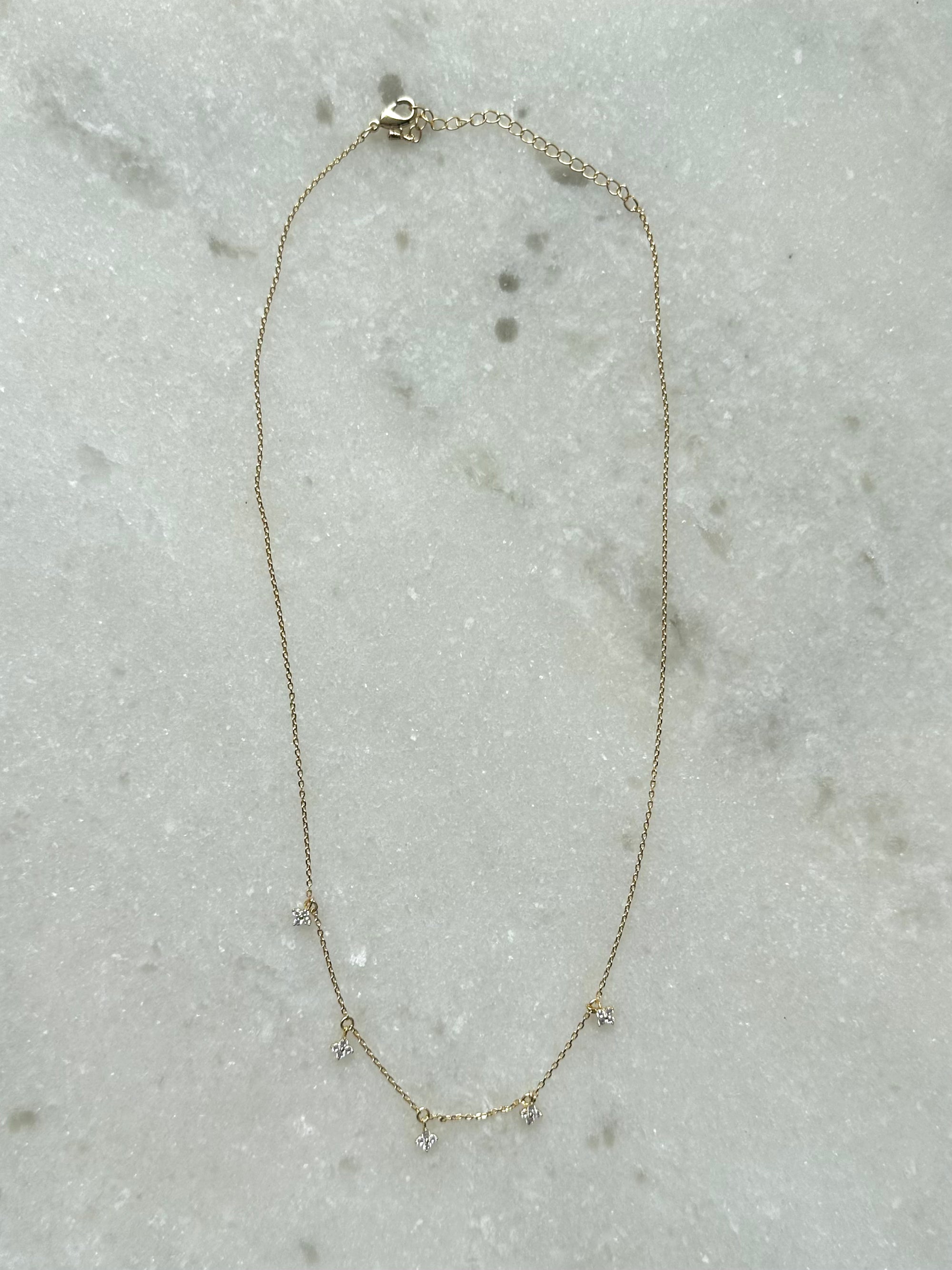 Stoney Pendant Necklace-Gold