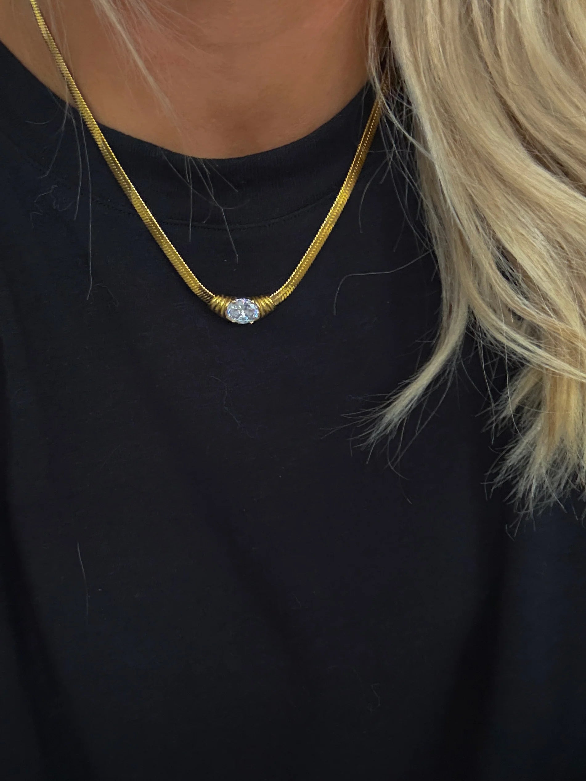 White Kylie Necklace