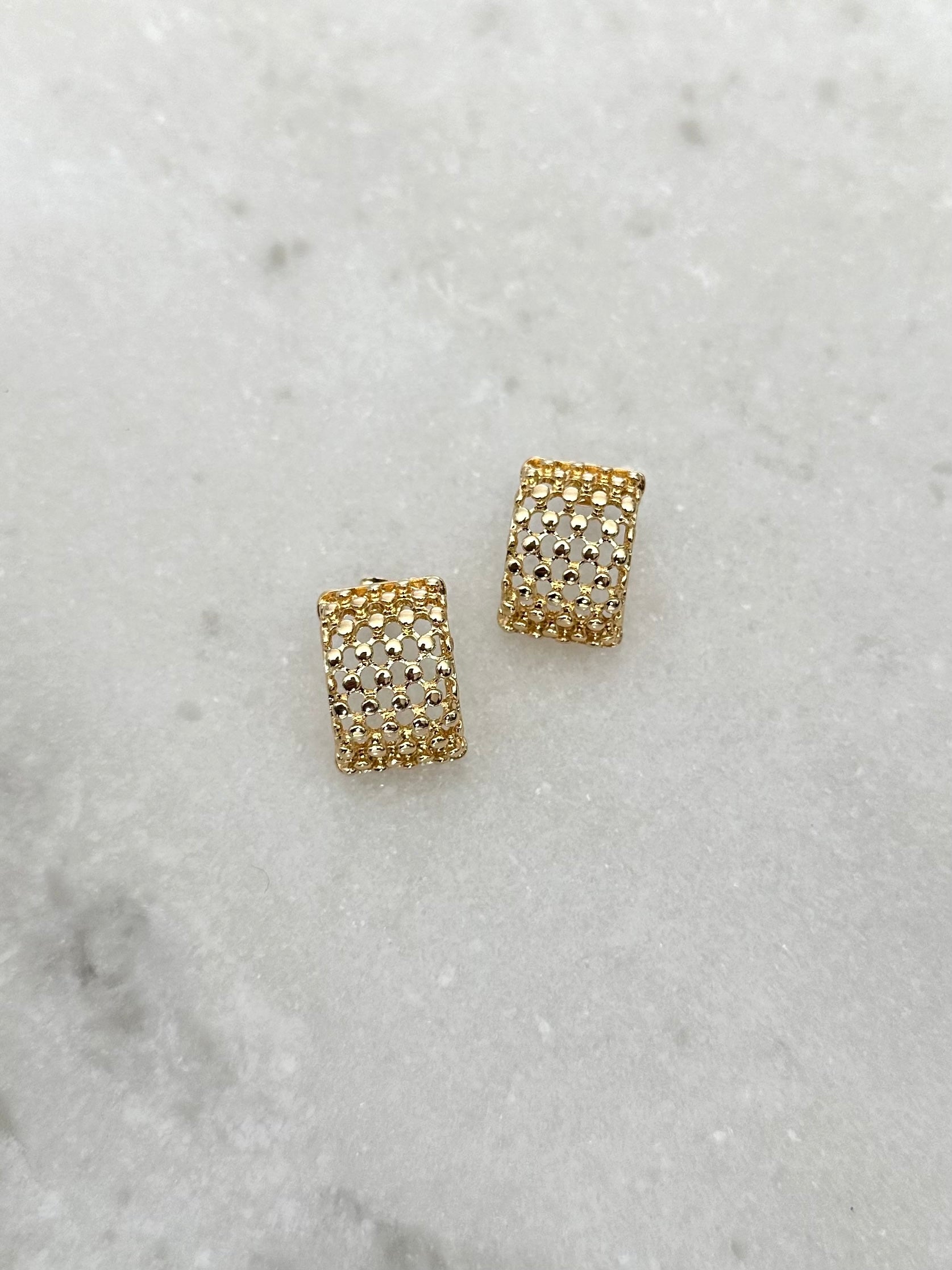 Landon Earrings-Gold