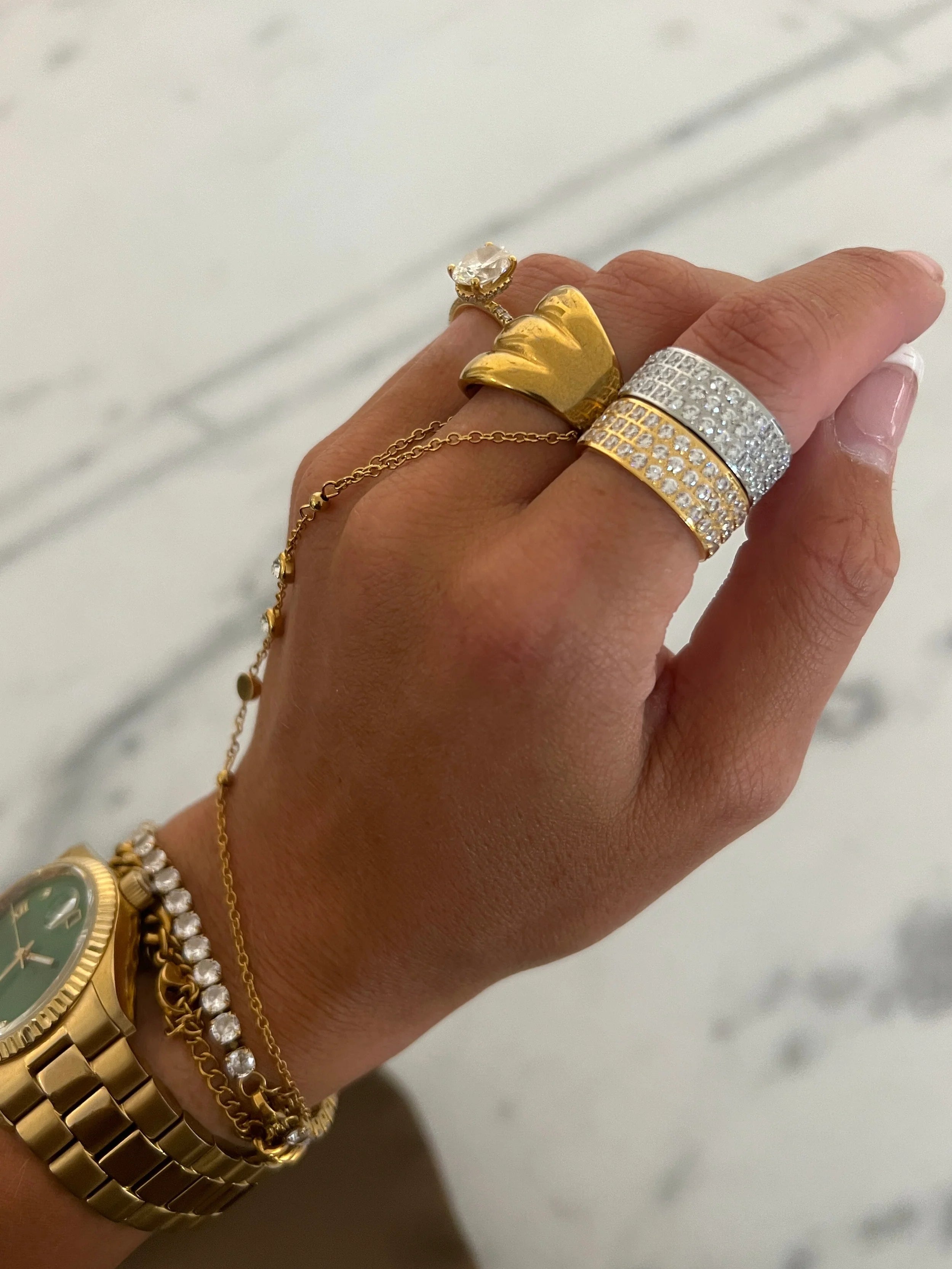 Miley Ring-Gold Size 7