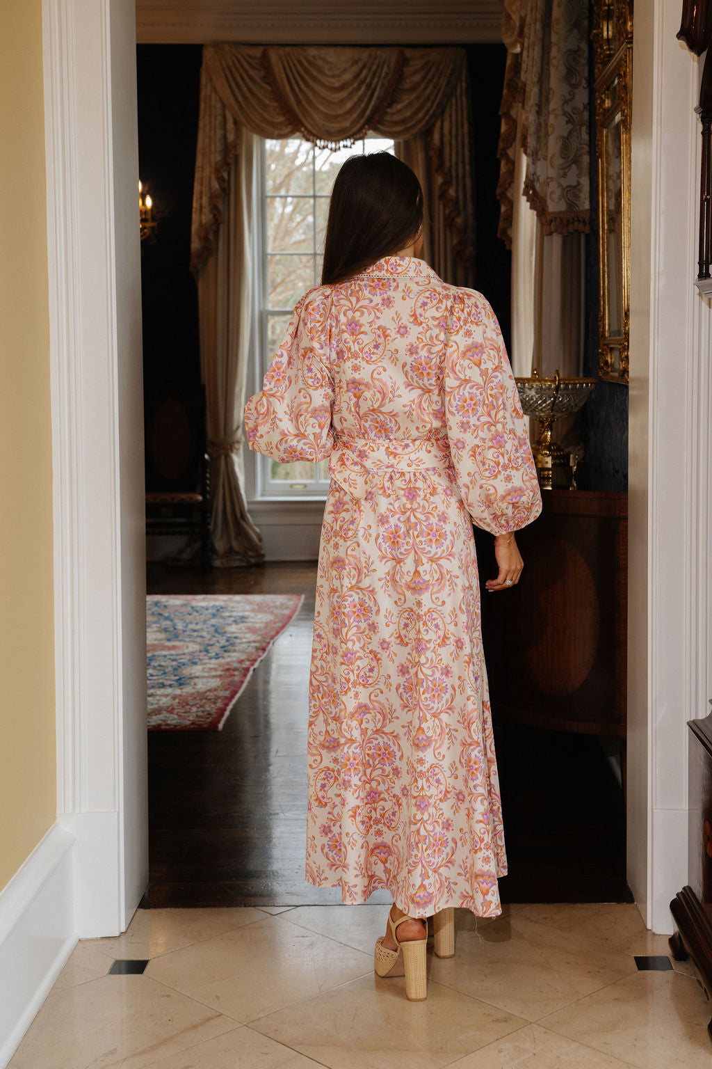 Bethany Dress-Cream Apricot