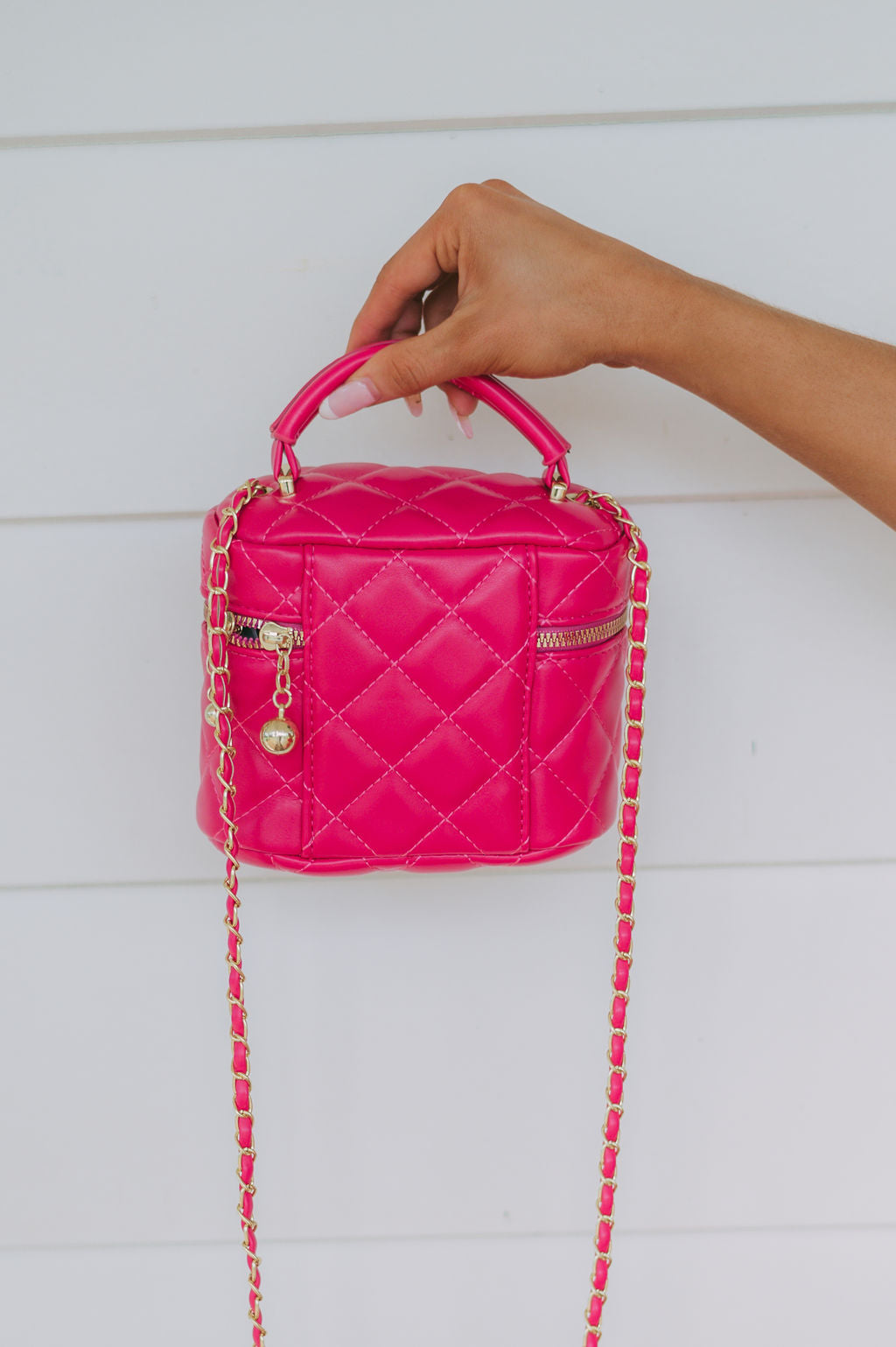 Everything Quilted Bag - Pink