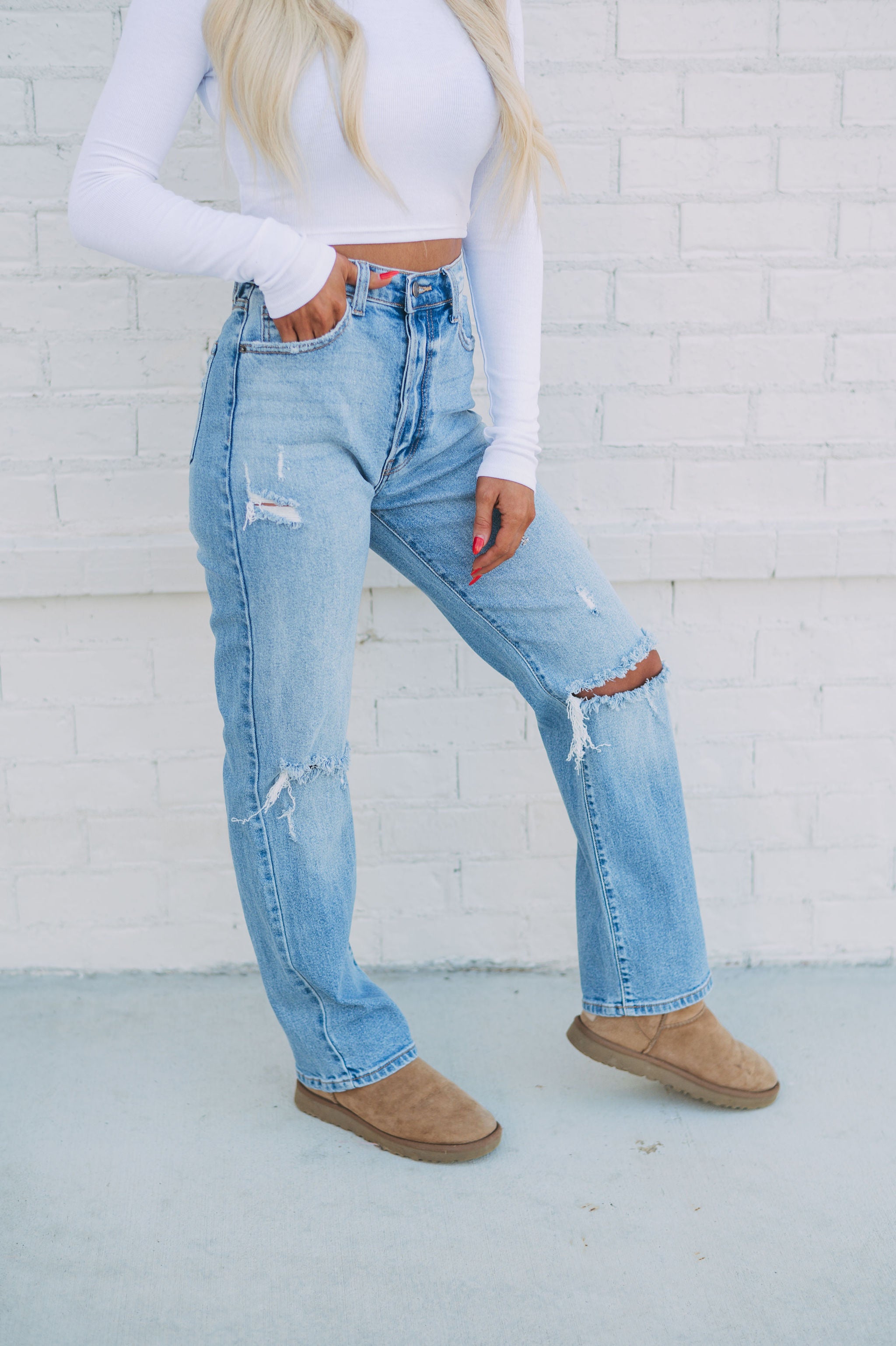 SALE／37%OFF】 Apartment Three High-Waisted Jeans サイズ2 デニム