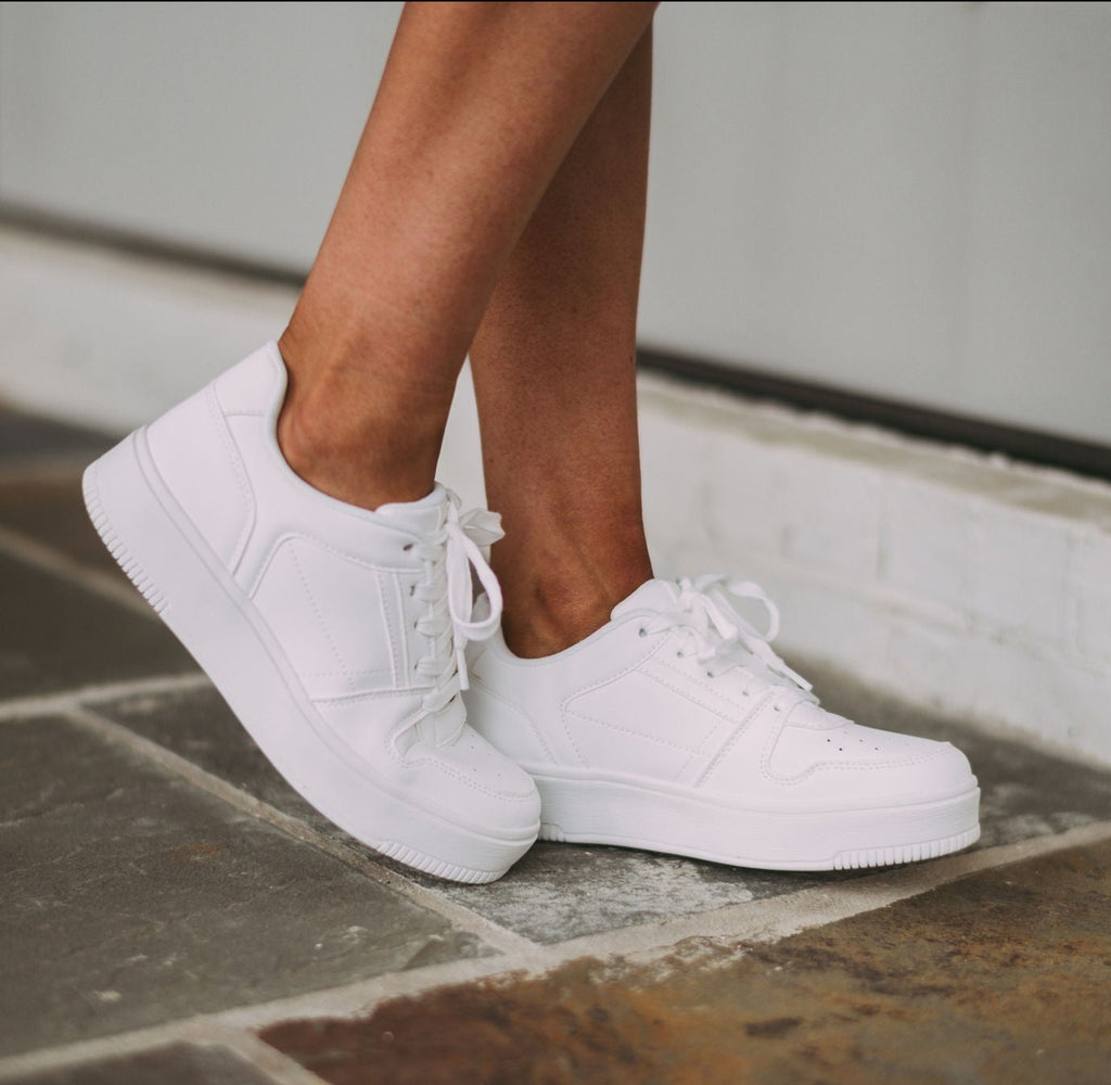  Time and Tru Women's White Platform Sneakers | Shoes